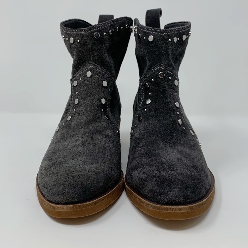 Dolce Vita Tobin Studded Bootie Anthracite Suede - Picture 4 of 8